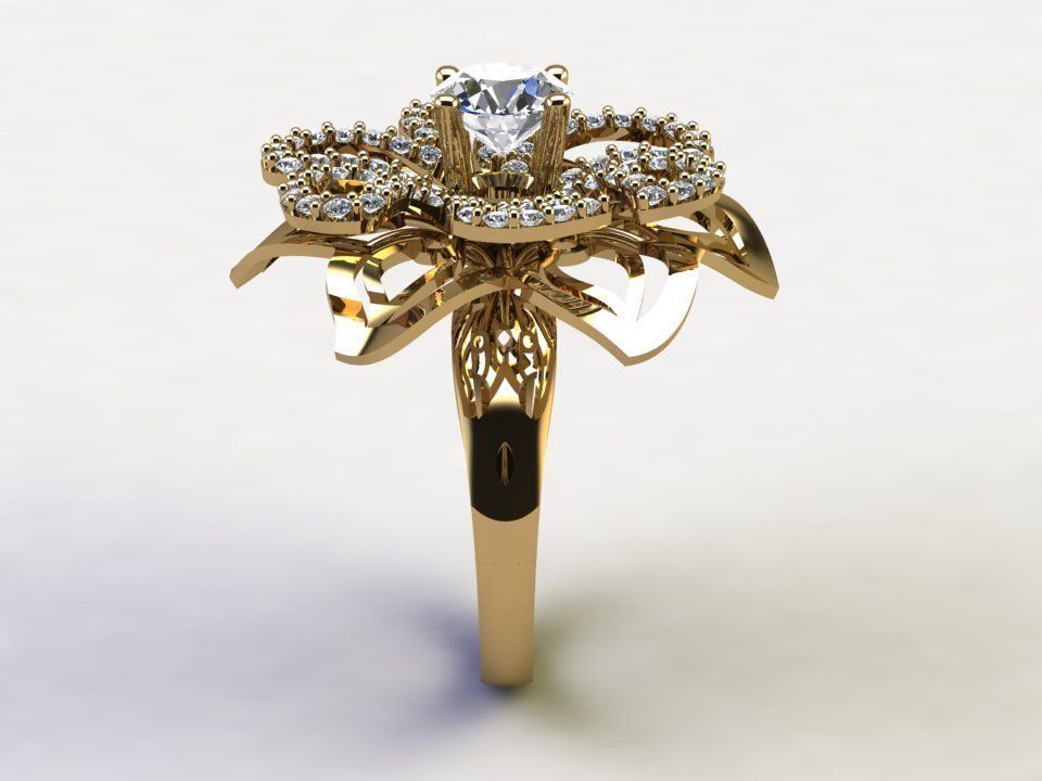 women ring popular in Asia 2020 cad file R62 3D model_5