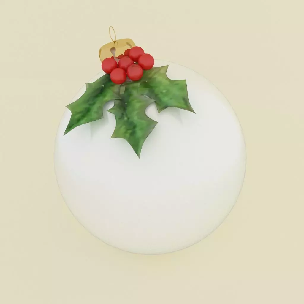 christmas ball 3D model_0