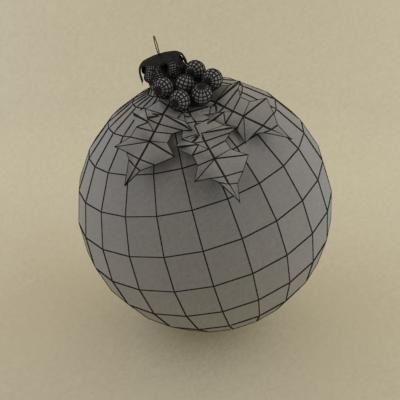 christmas ball 3D model_1