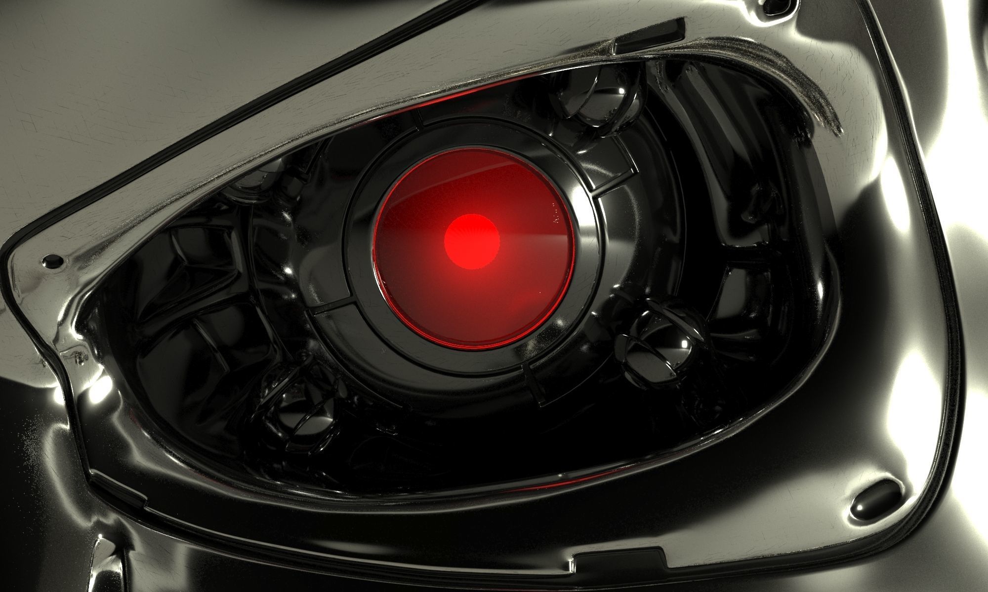 Terminator T-800 Endoskeleton Rekvizit 3D model_28