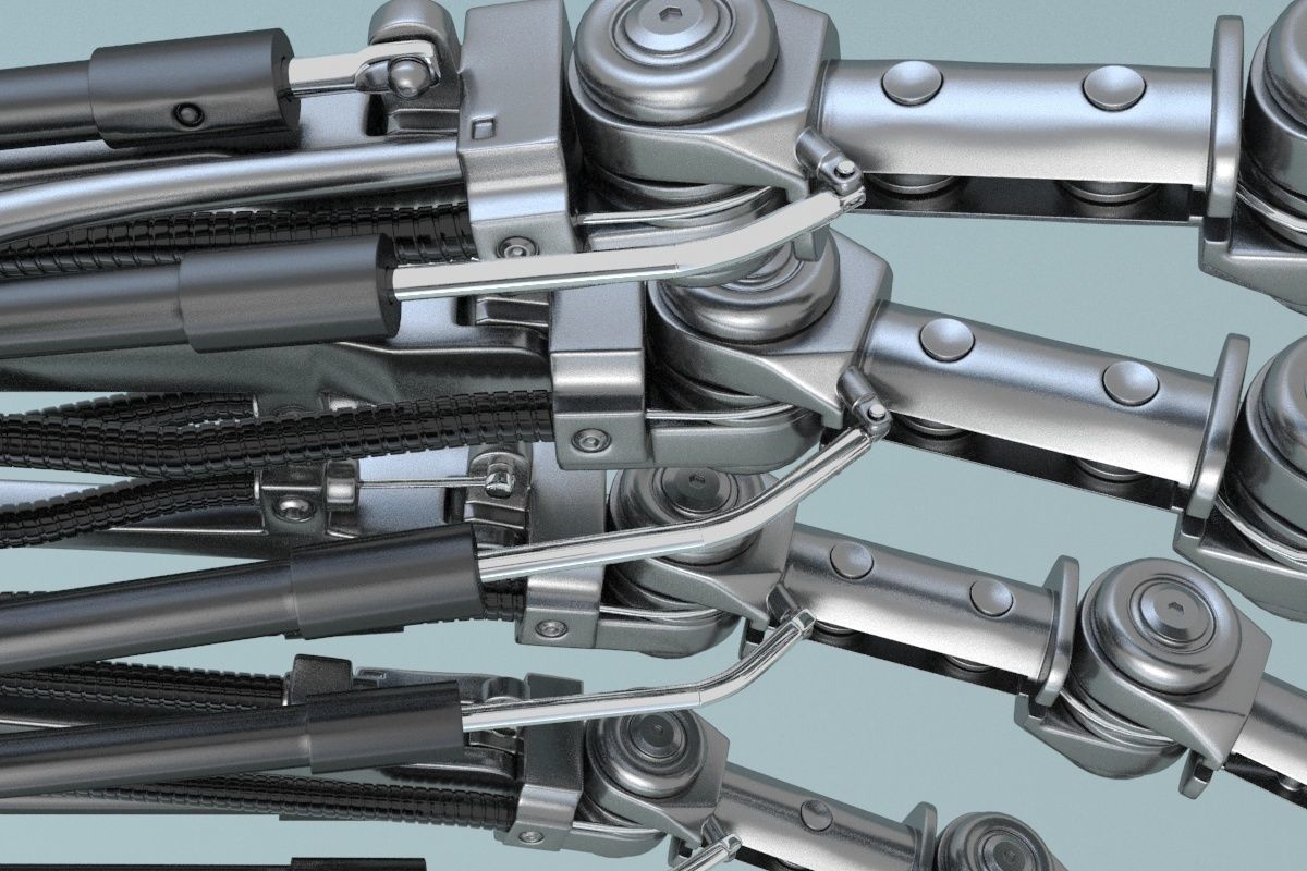 Terminator T-800 Endoskeleton Rekvizit 3D model_15