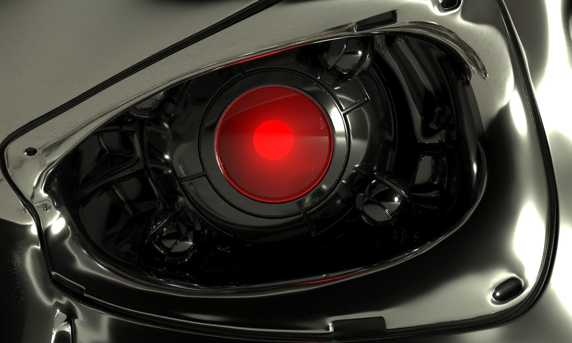 Terminator T-800 Endoskeleton Rekvizit 3D model_29