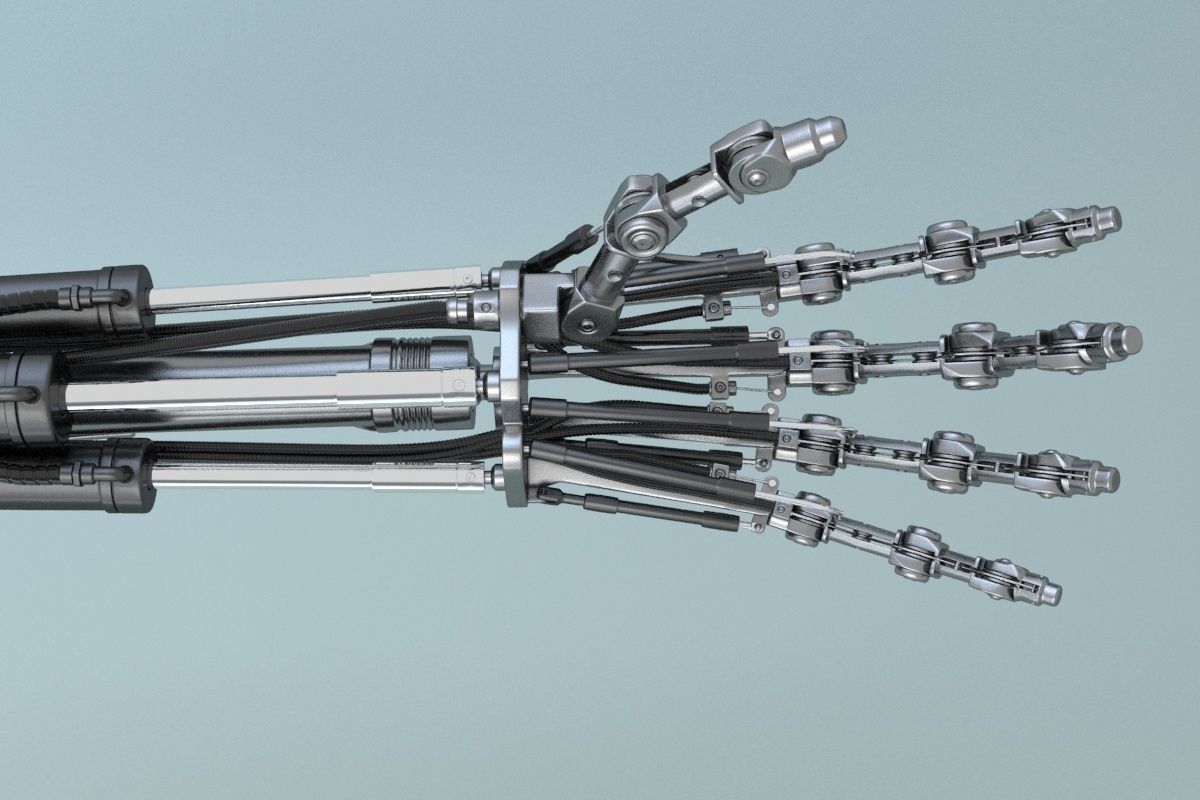 Terminator T-800 Endoskeleton Rekvizit 3D model_12