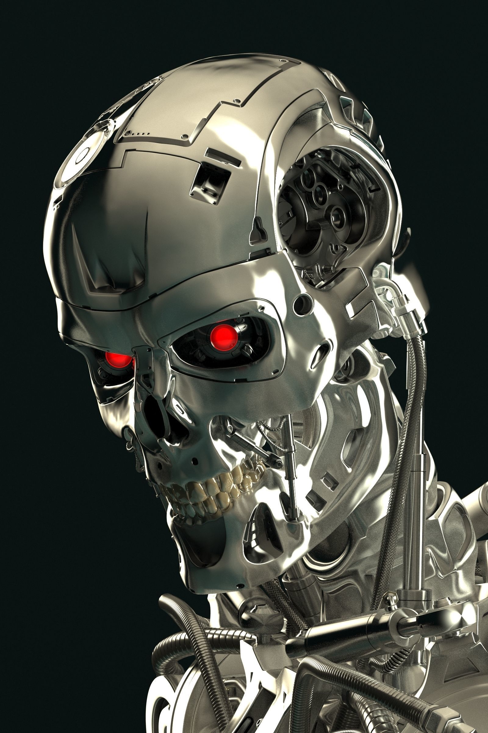 Terminator T-800 Endoskeleton Rekvizit 3D model_25