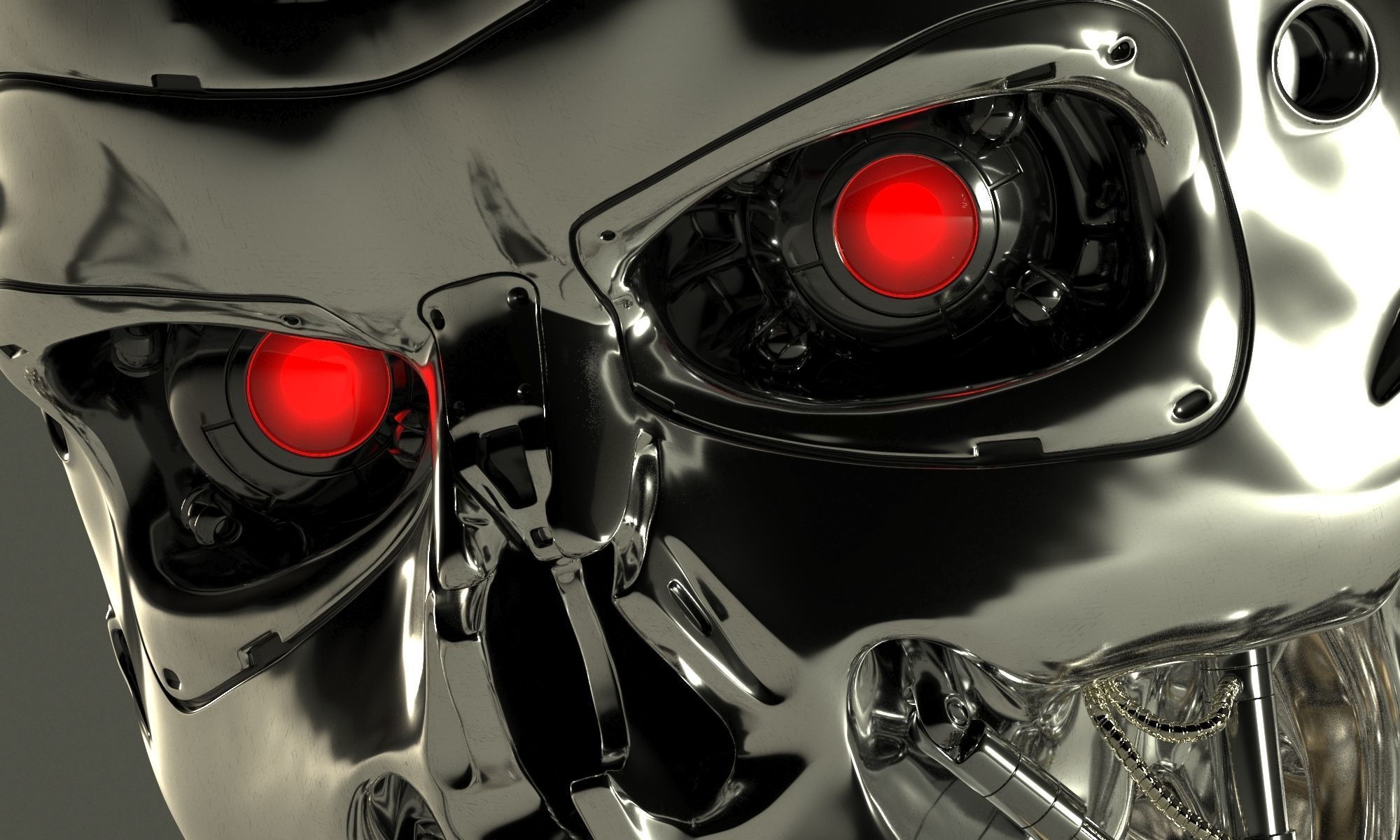 Terminator T-800 Endoskeleton Rekvizit 3D model_33