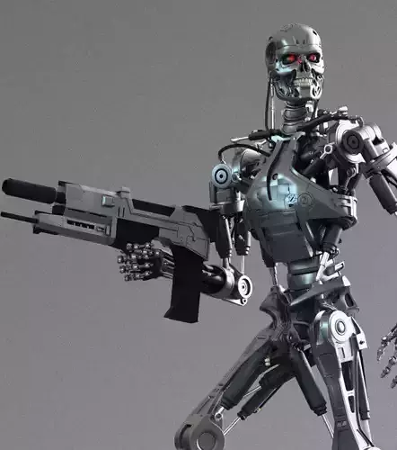 Terminator T-800 Endoskeleton Rekvizit 3D model