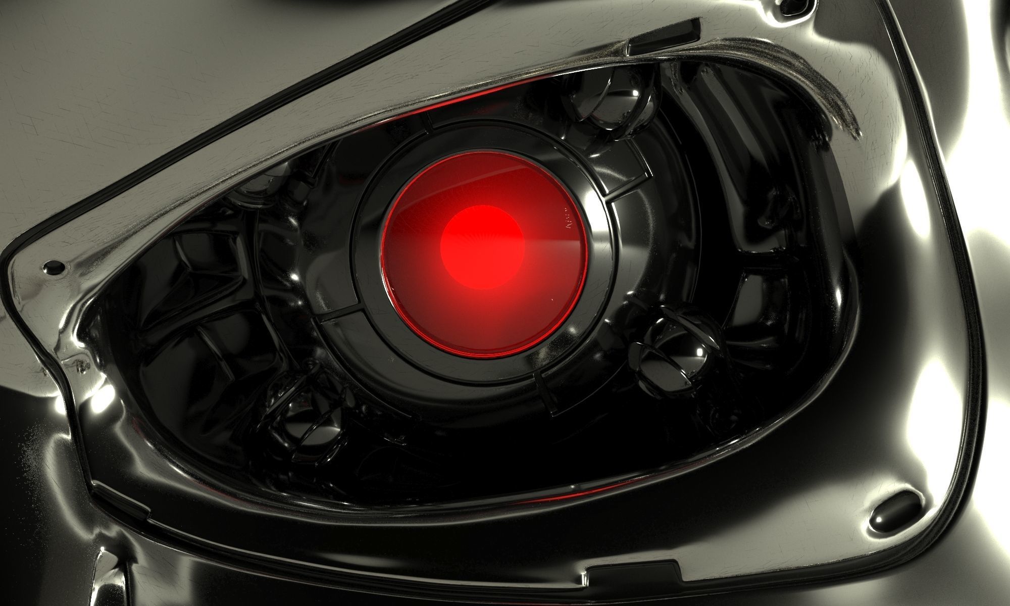 Terminator T-800 Endoskeleton Rekvizit 3D model_30