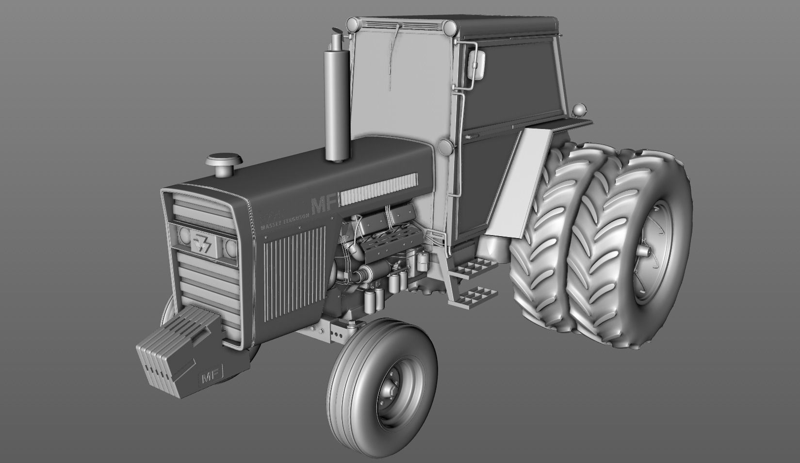 MASSEY FERGUSON 2775 Tractor 1978 3D model_13