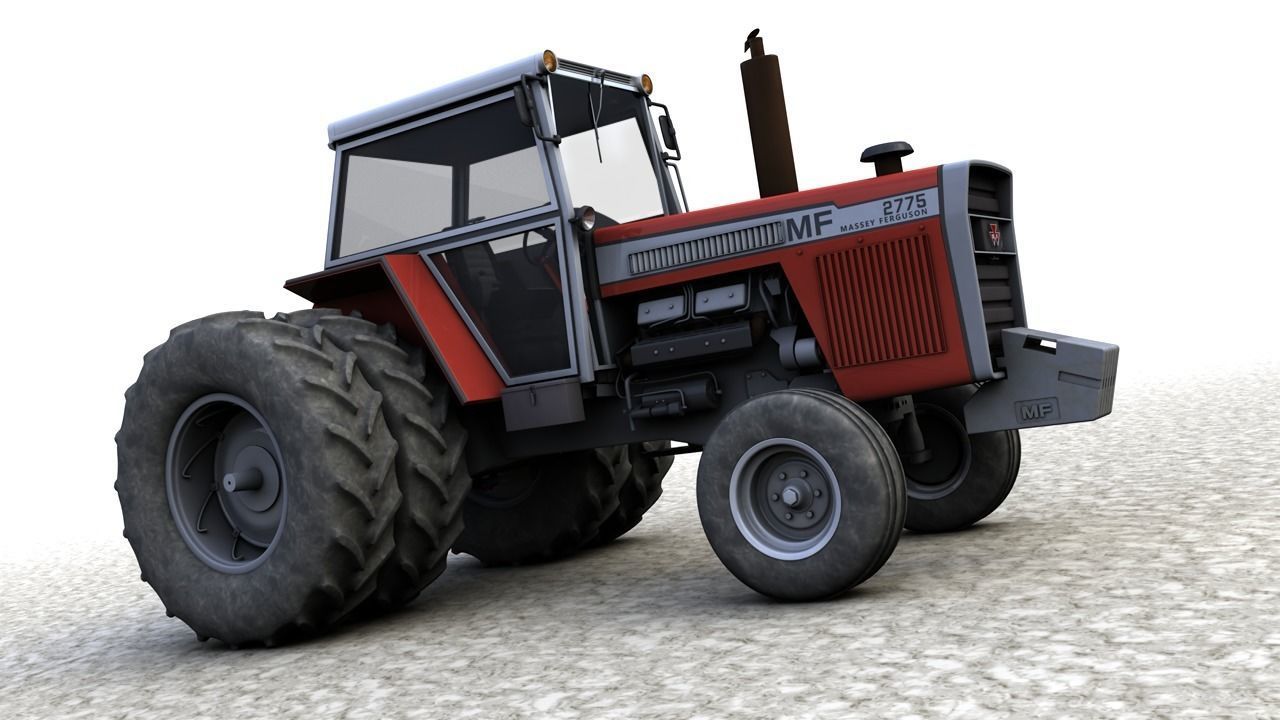 MASSEY FERGUSON 2775 Tractor 1978 3D model_4