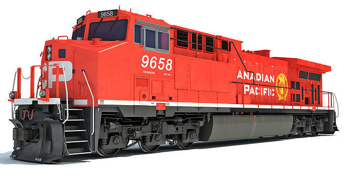 Canadian Pacific Locomotive 3D model