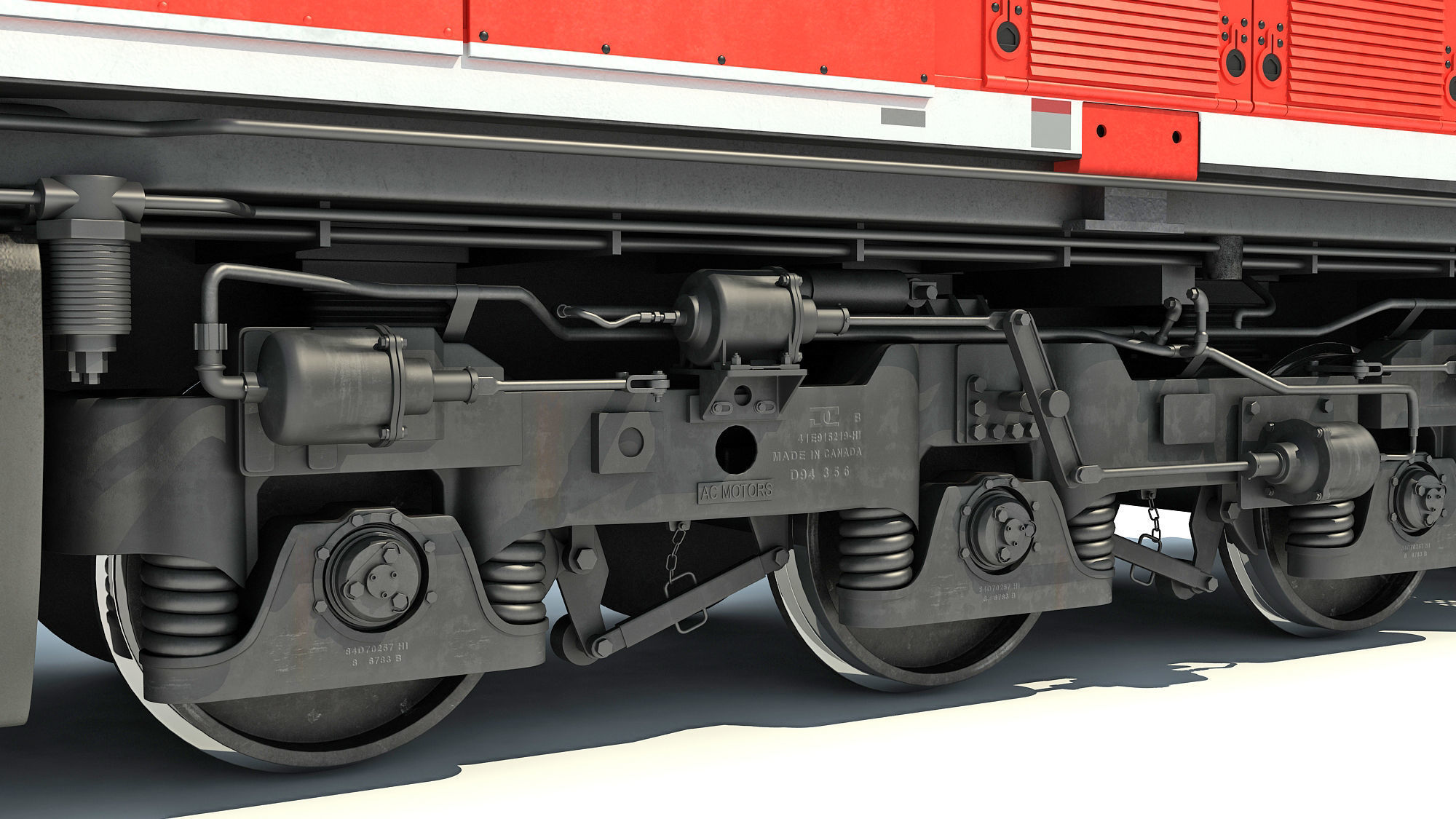 Canadian Pacific Locomotive 3D model_20