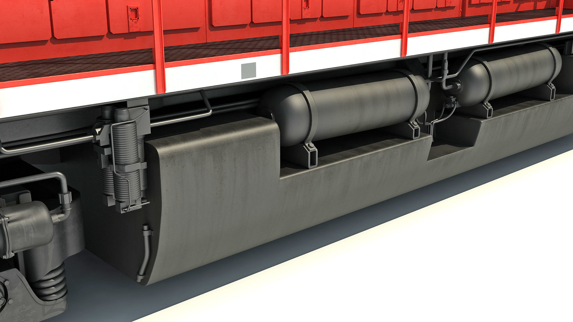 Canadian Pacific Locomotive 3D model_21