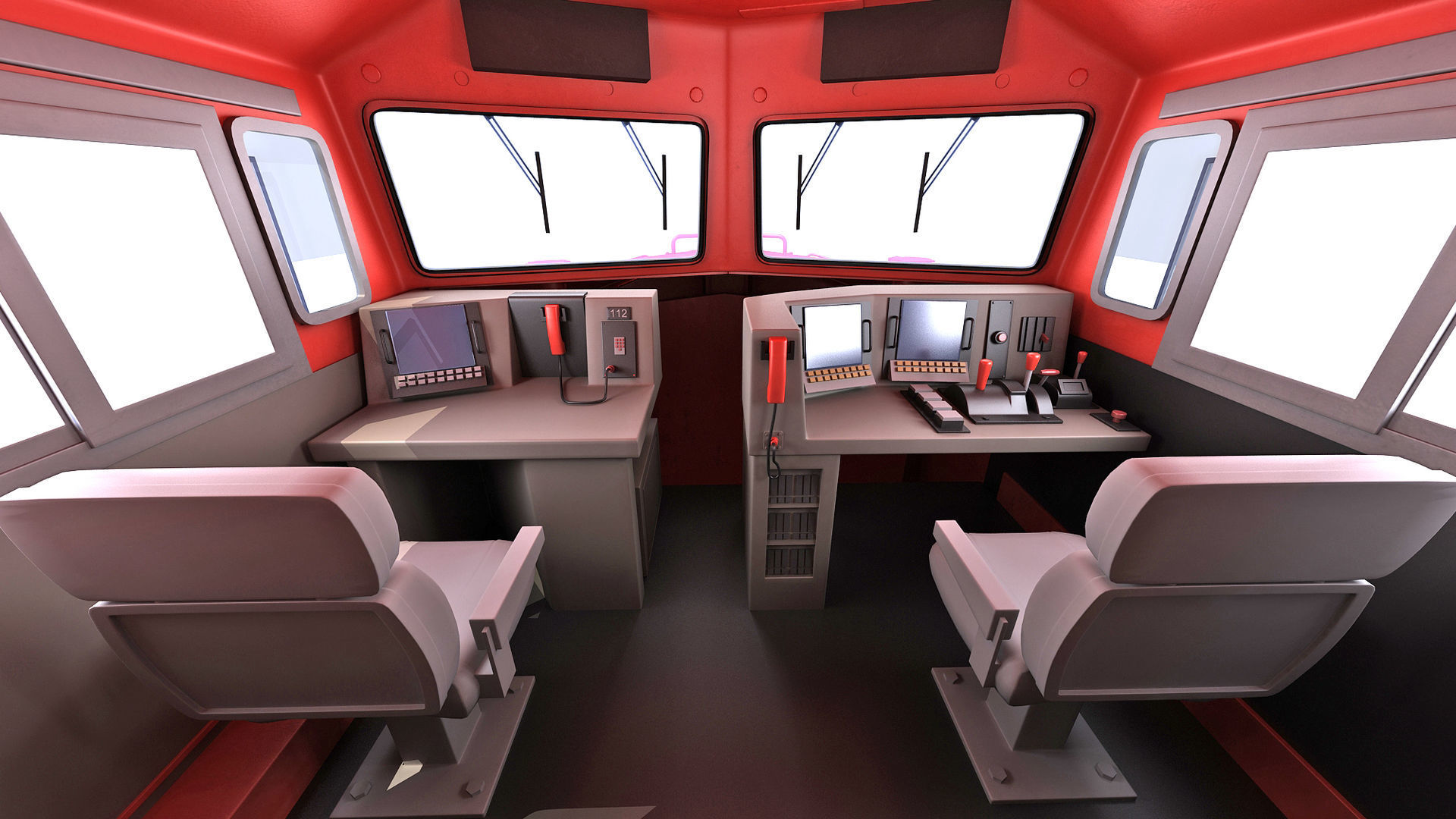 Canadian Pacific Locomotive 3D model_11