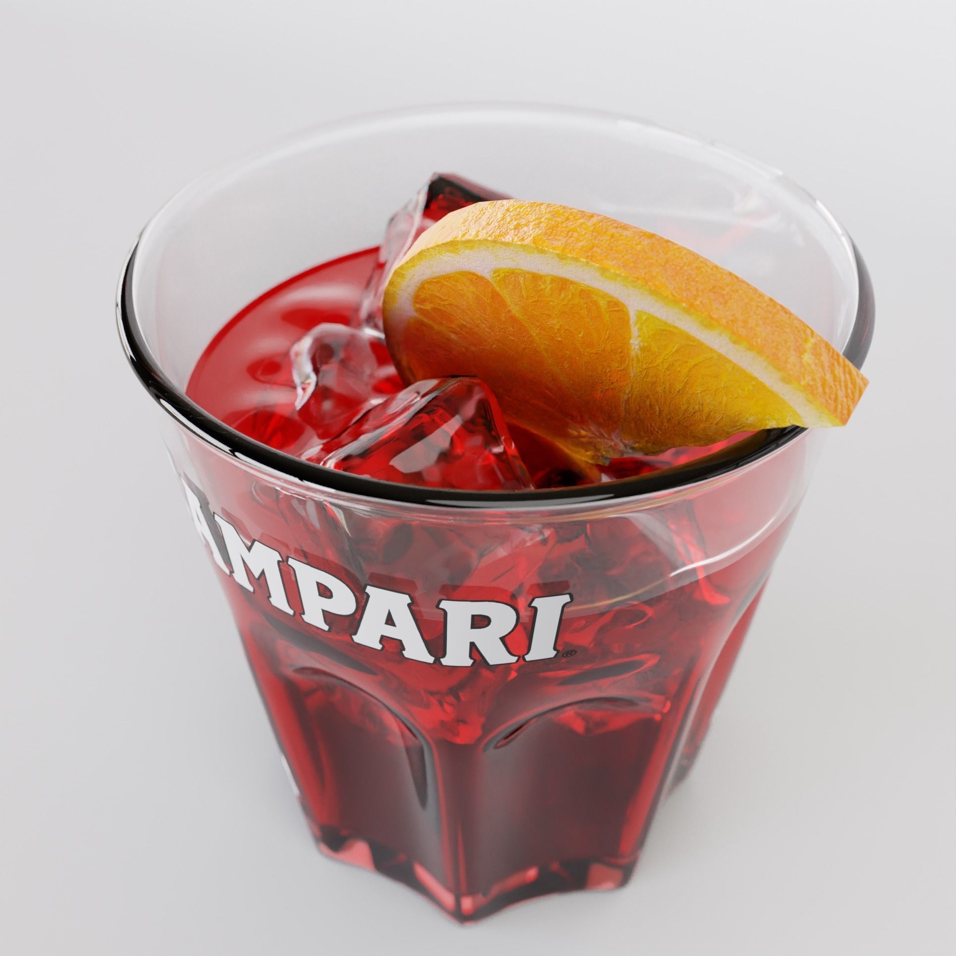 Campari Glass 3D model_5