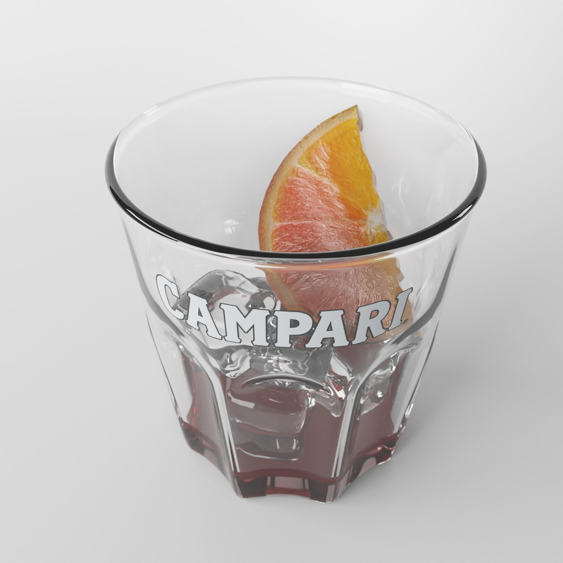 Campari Glass 3D model_3