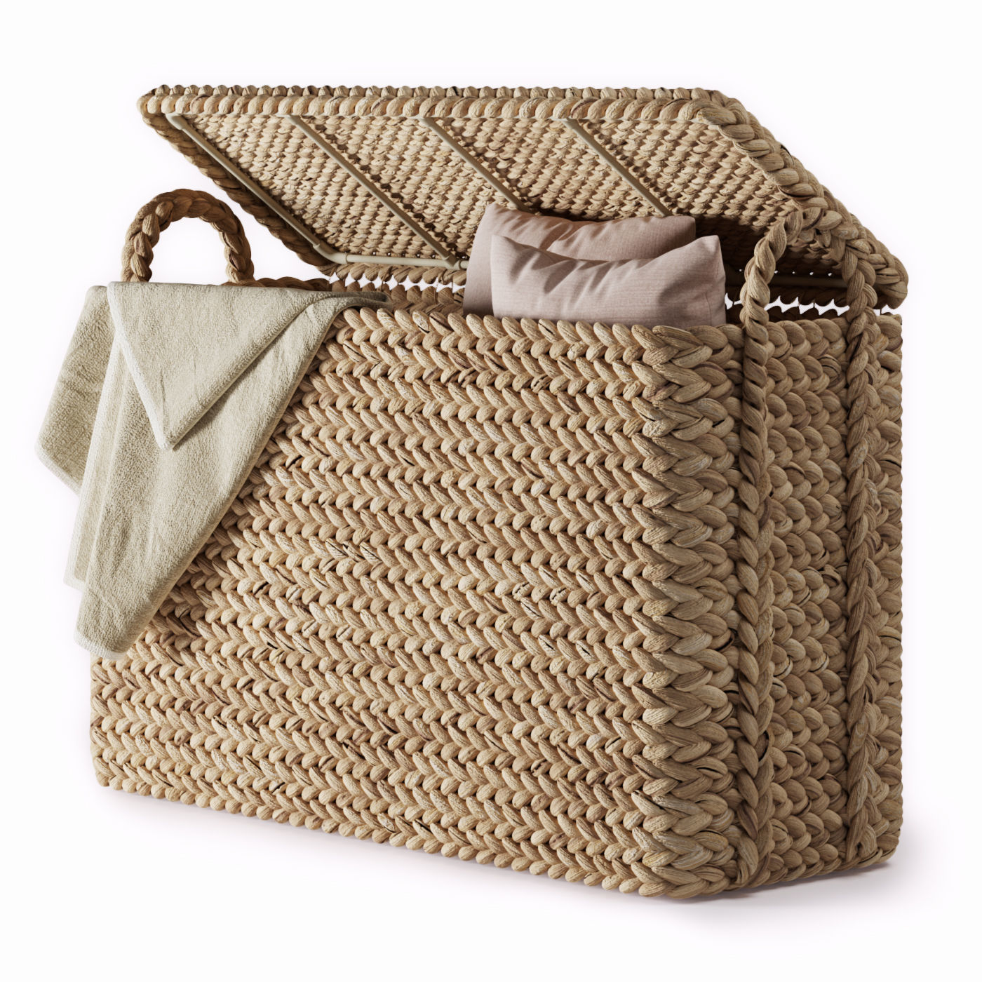 Pottery Barn Beachcomber Baskets 02 3D model_2