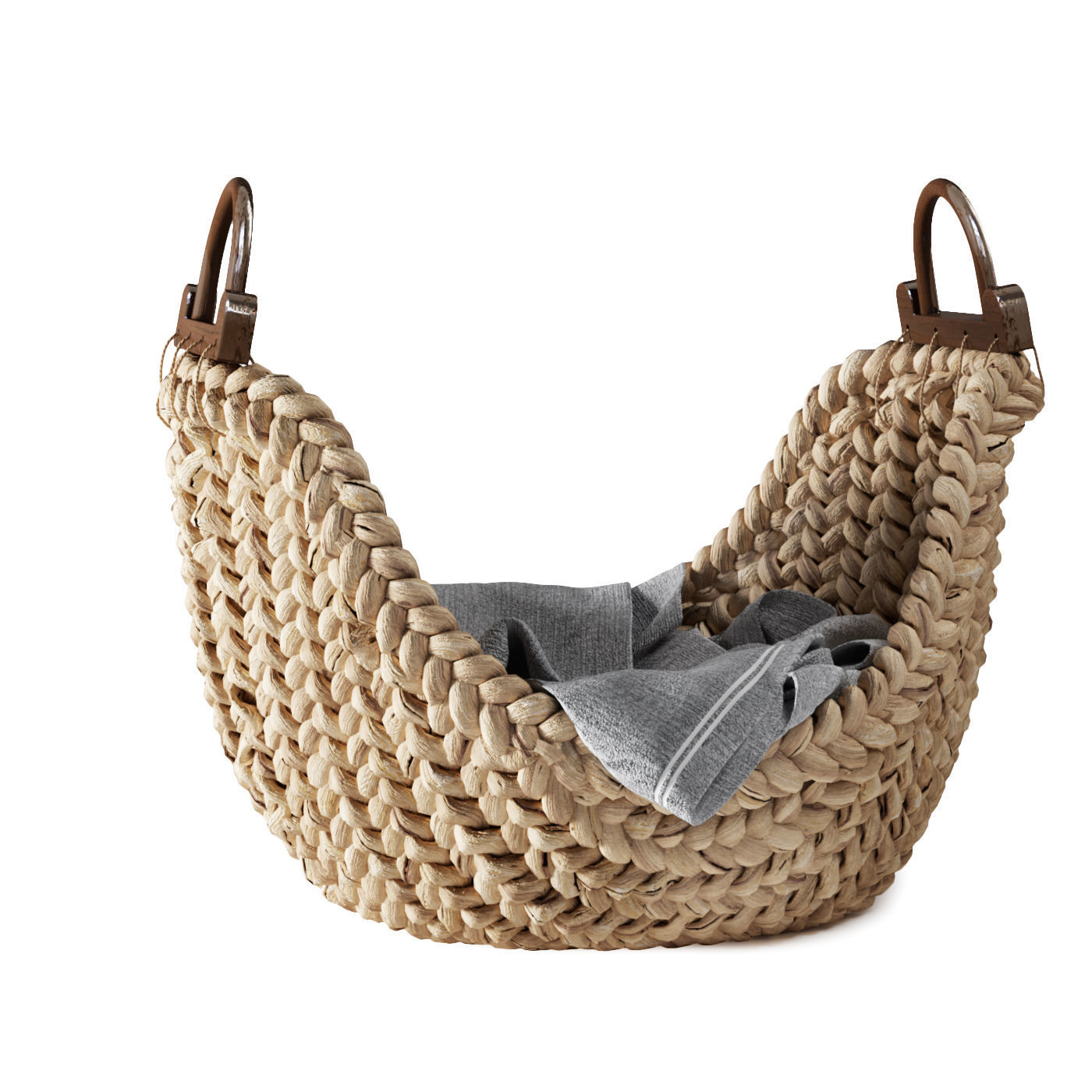 Pottery Barn Beachcomber Baskets 02 3D model_4