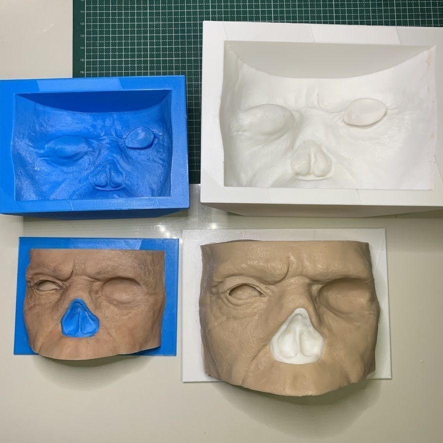 Mold for Maxillofacial prosthetic work model 3D print model_6