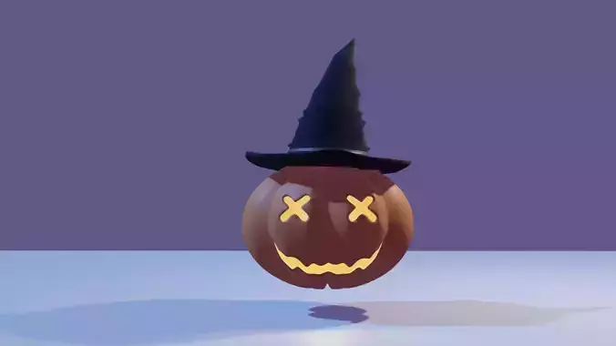Halloween Pumpkin 3D animation
