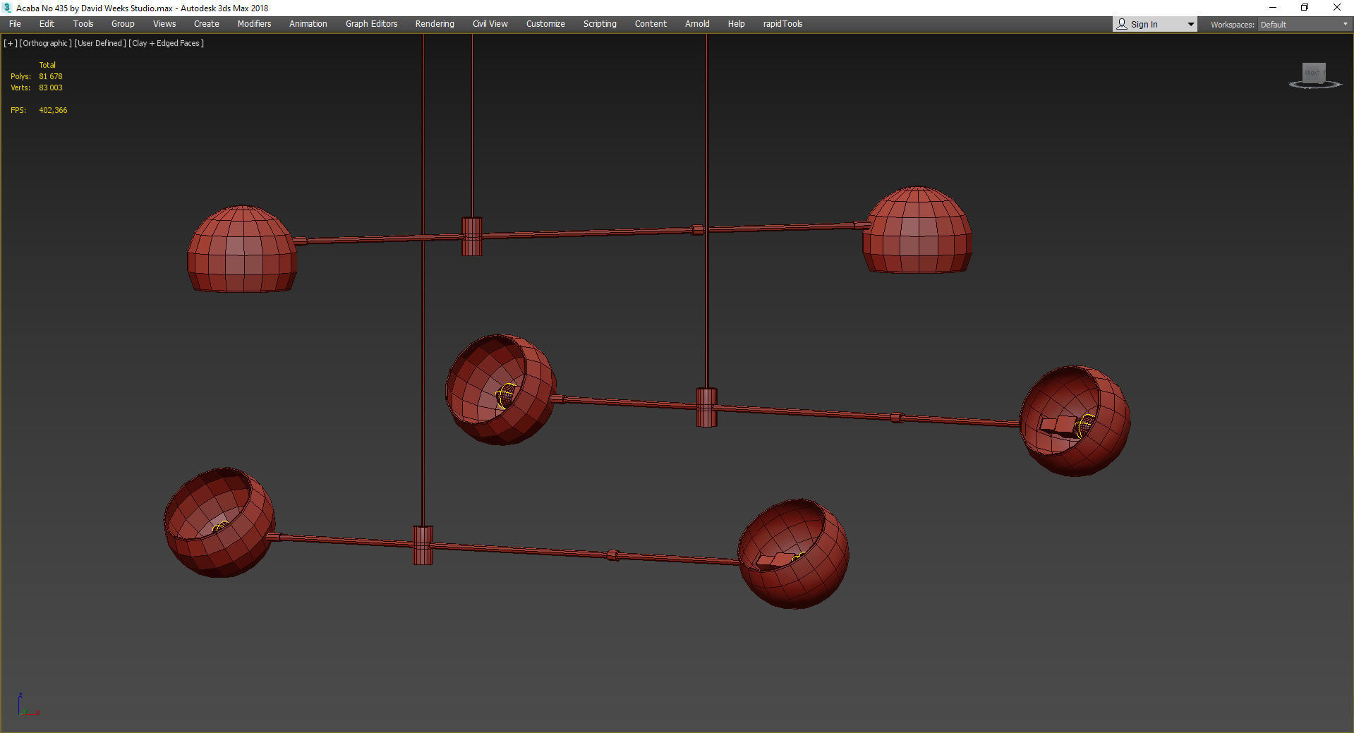 Acaba No 435 by David Weeks Studio Low-poly 3D model_3