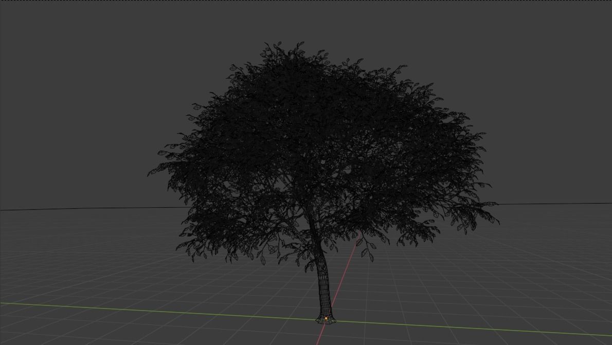 high detail 3d tree model Free 3D model_6