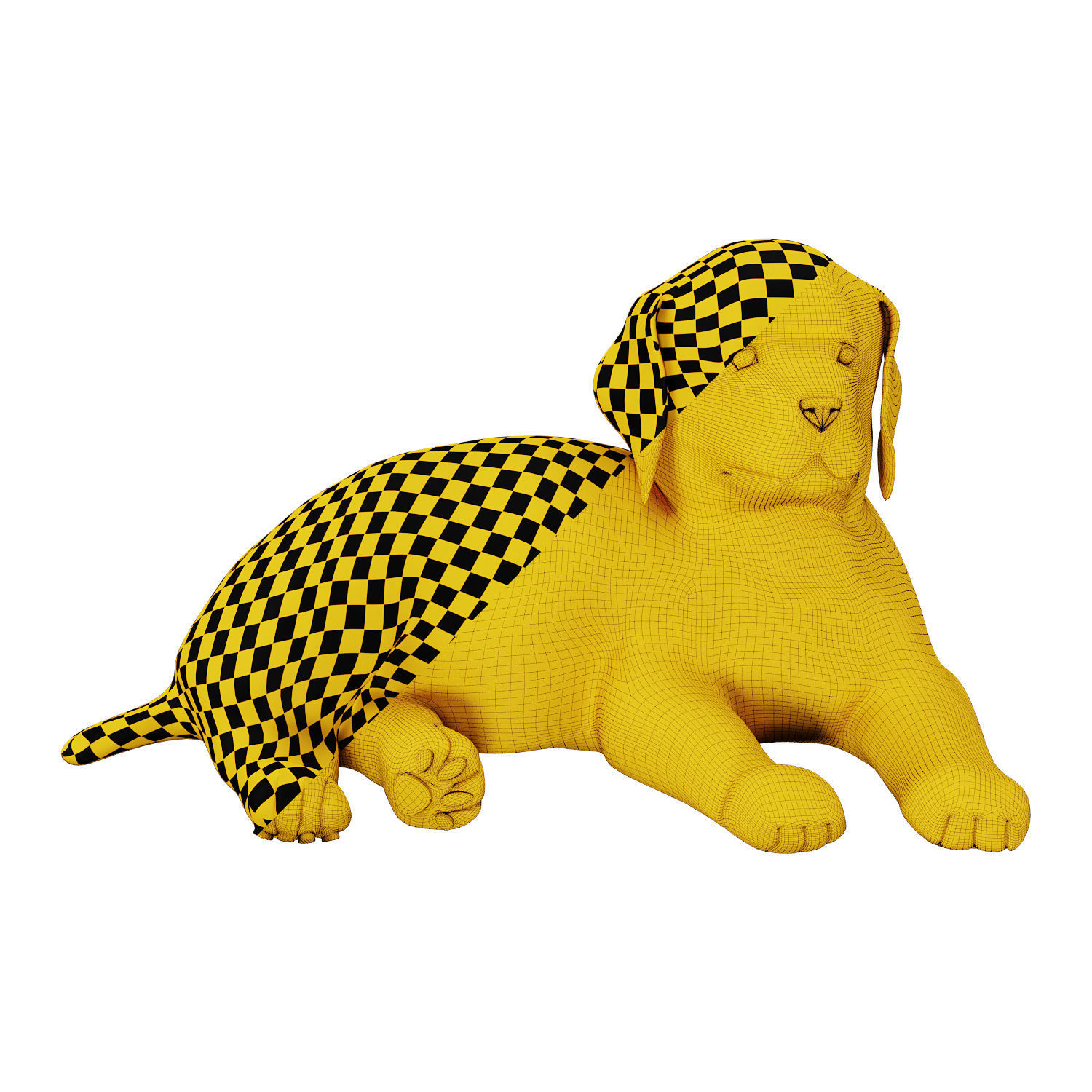 Labrador puppy 3D model_4