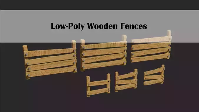 Cartoon Wooden Fences Collection
