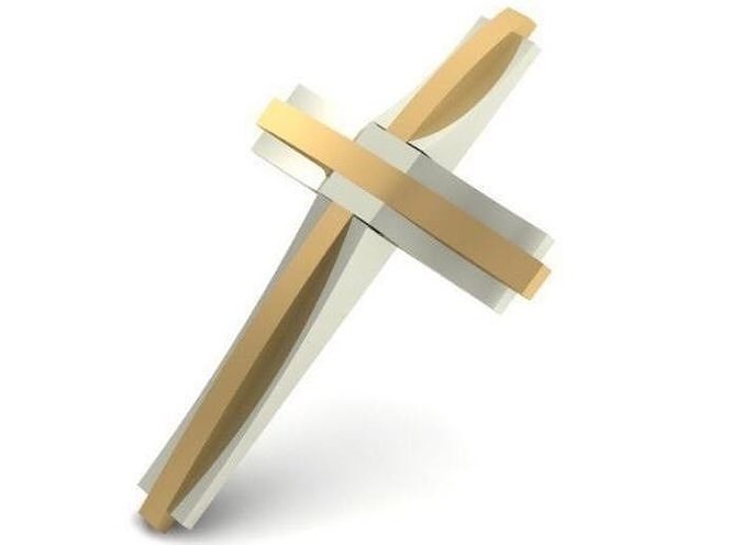 cross for baptism 3D print model