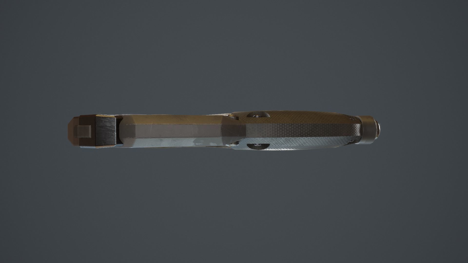 Tracer Gun From Overwatch Low-poly 3D model_10