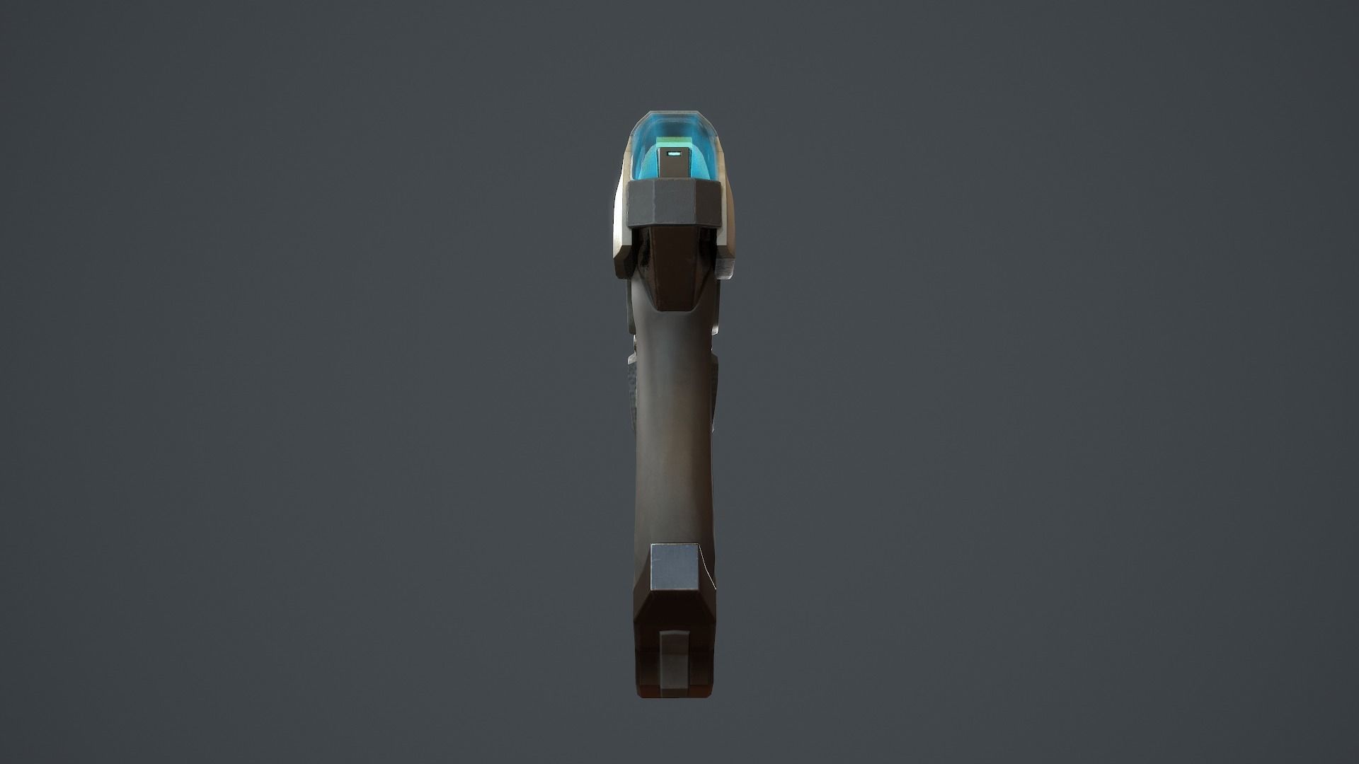 Tracer Gun From Overwatch Low-poly 3D model_8