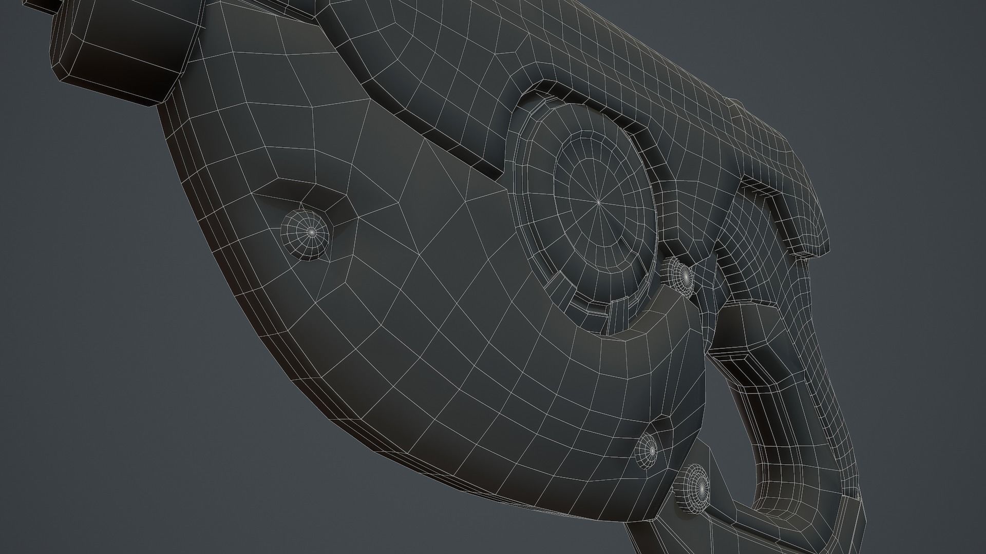 Tracer Gun From Overwatch Low-poly 3D model_26