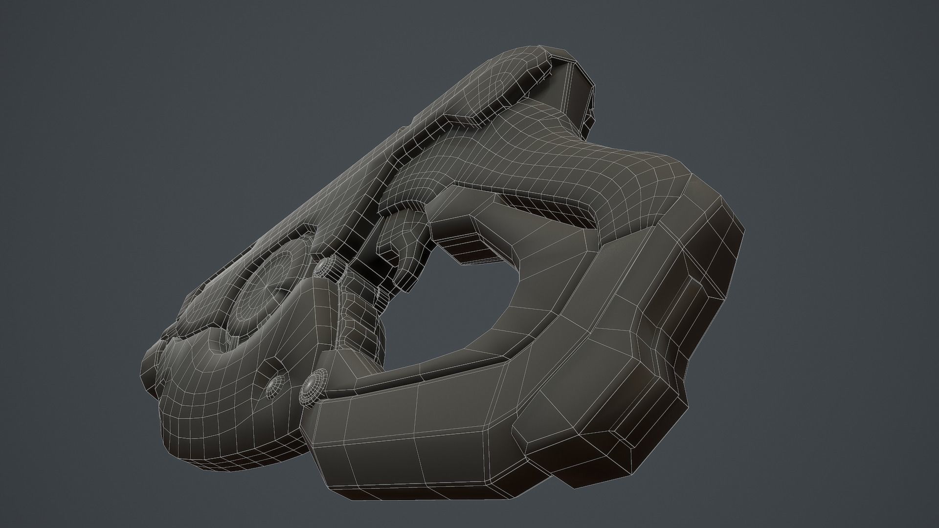 Tracer Gun From Overwatch Low-poly 3D model_22