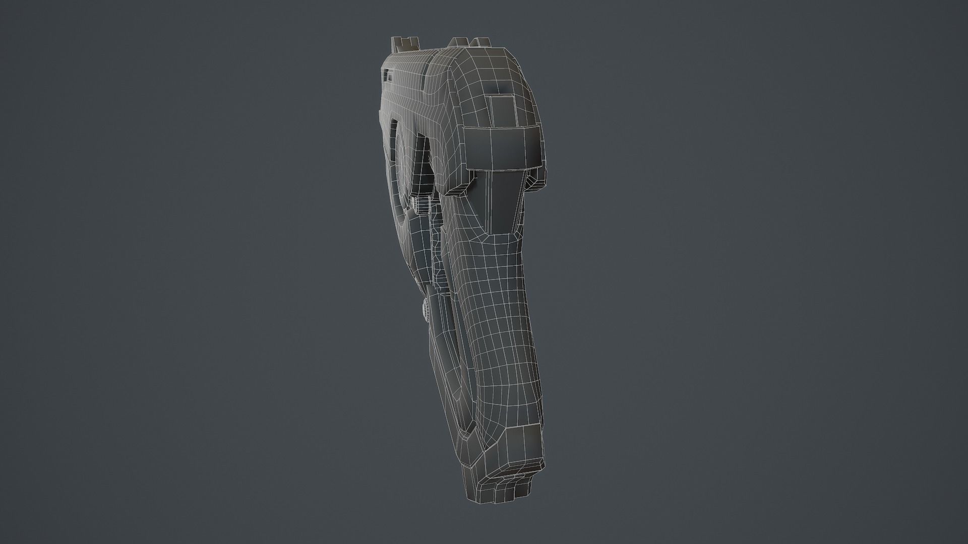 Tracer Gun From Overwatch Low-poly 3D model_23