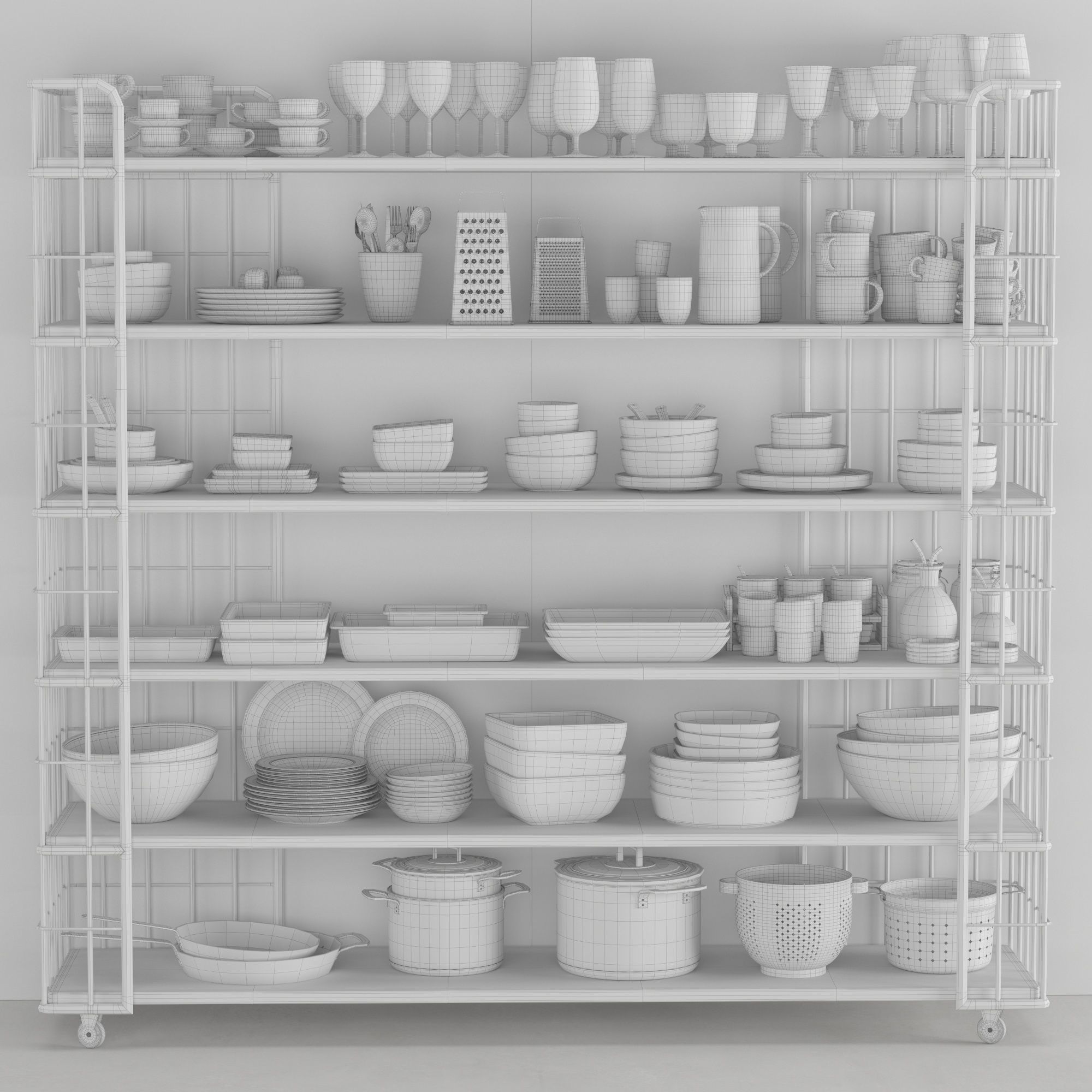 Kitchenware and Tableware 23 3D model_1