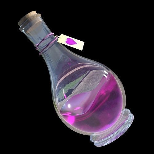Love Potion Low-poly 3D model