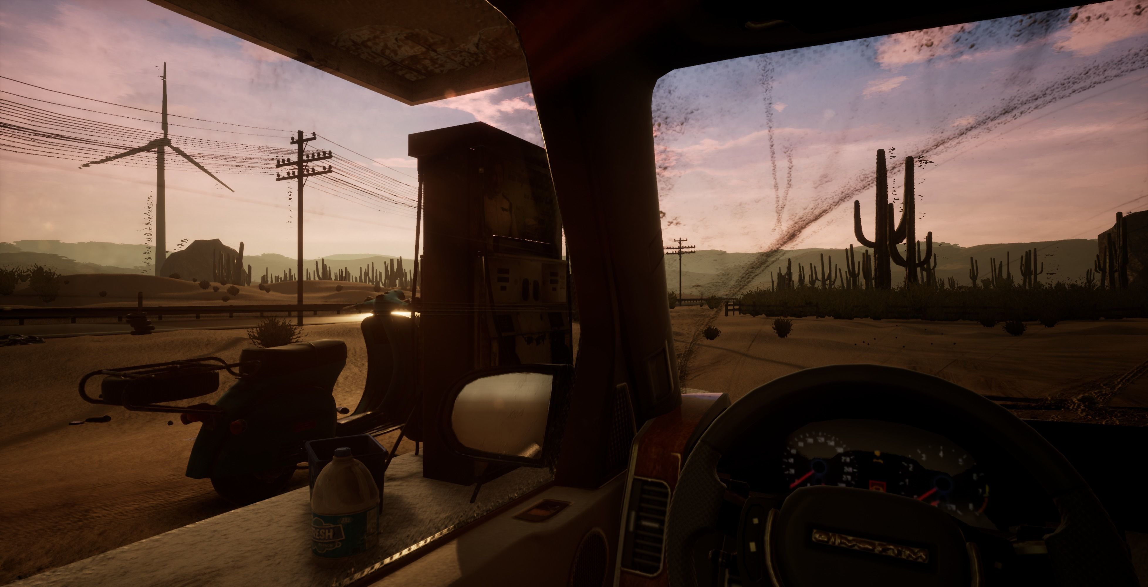 Gas station Unreal 4 Scene Low-poly 3D model_21