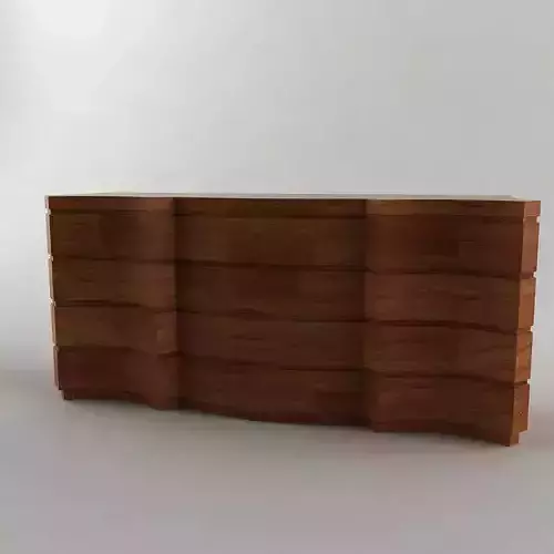 Giorgio wooden dresser with three drawers