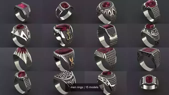 men rings