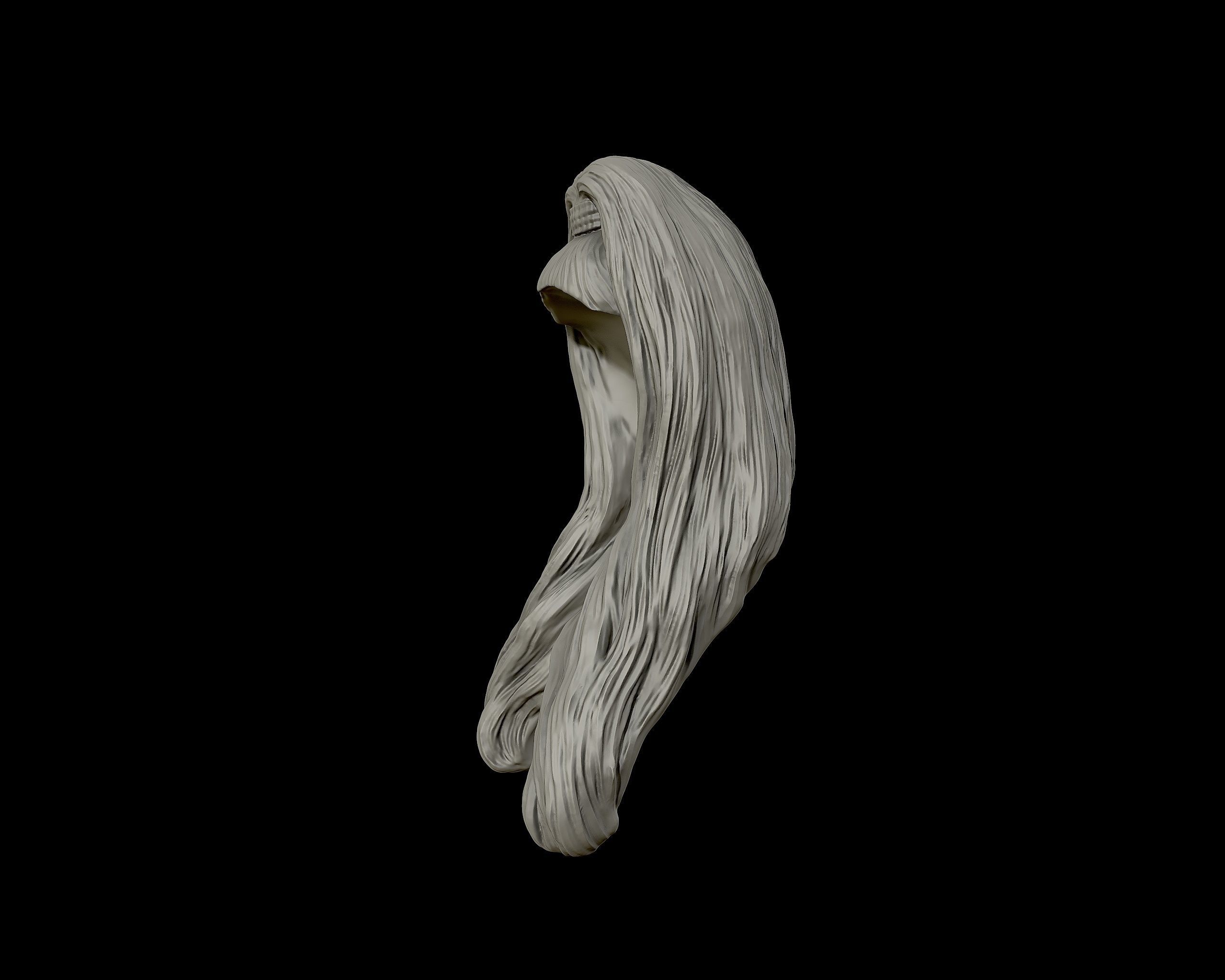Hairstyle 10 3D print model_14