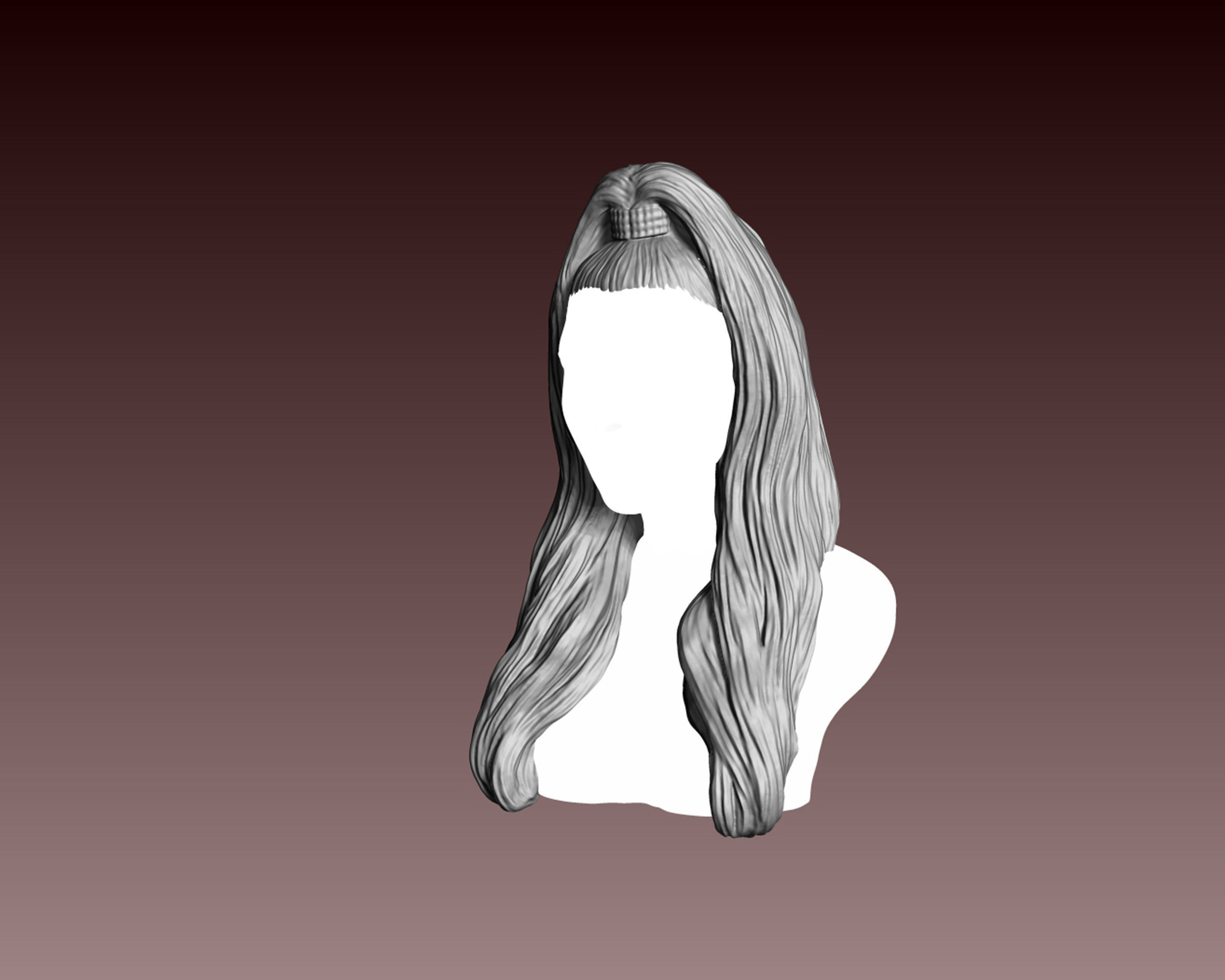 Hairstyle 10 3D print model_6