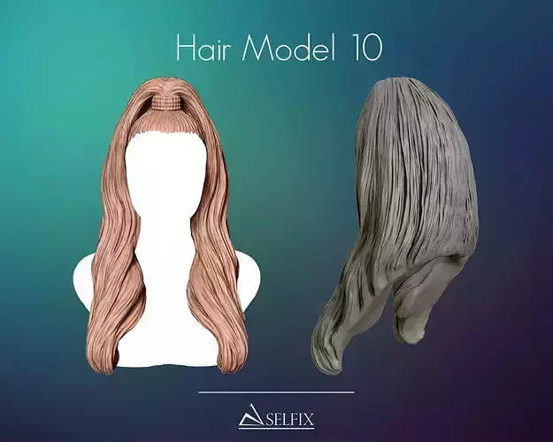 Hairstyle 10 3D print model