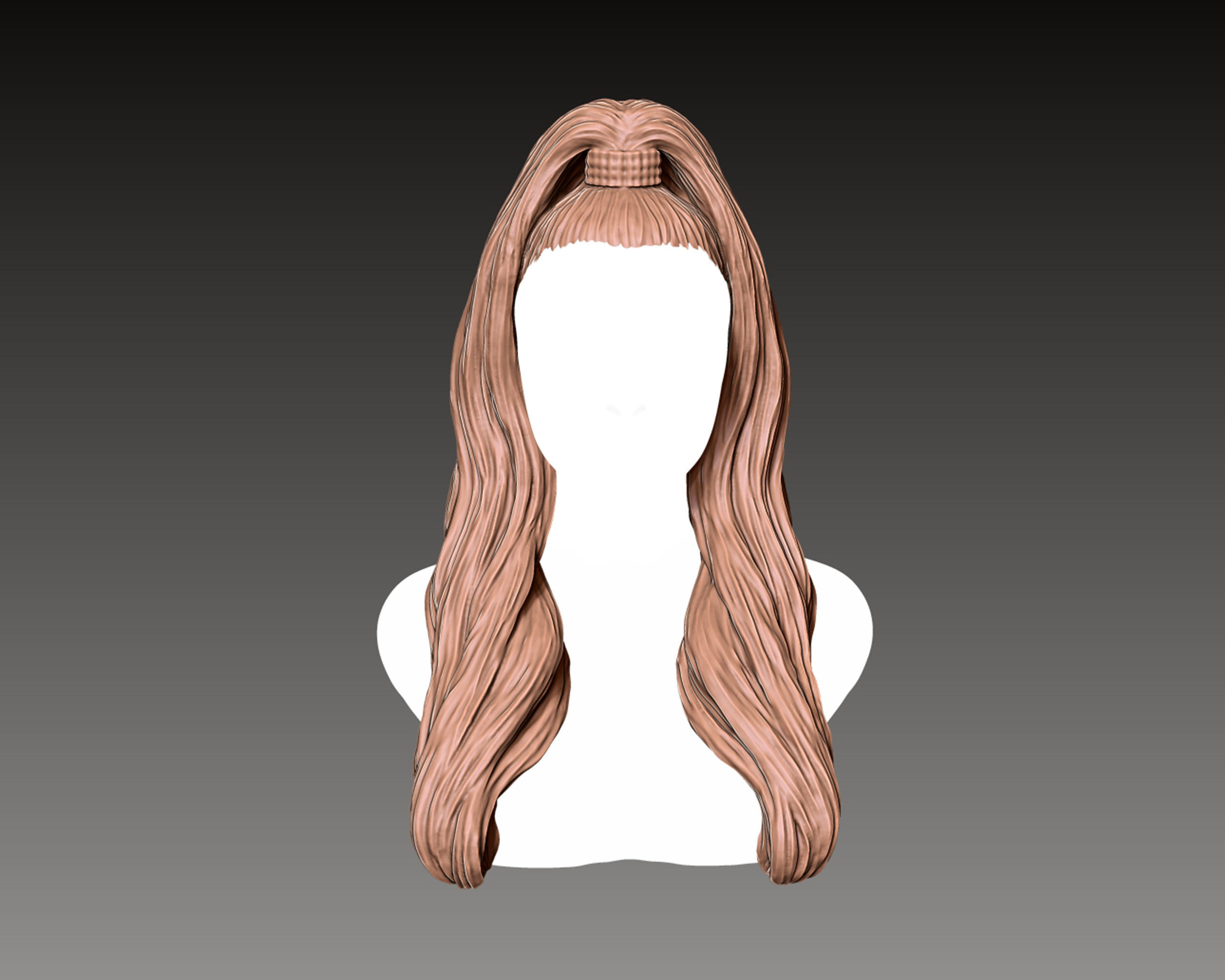 Hairstyle 10 3D print model_2