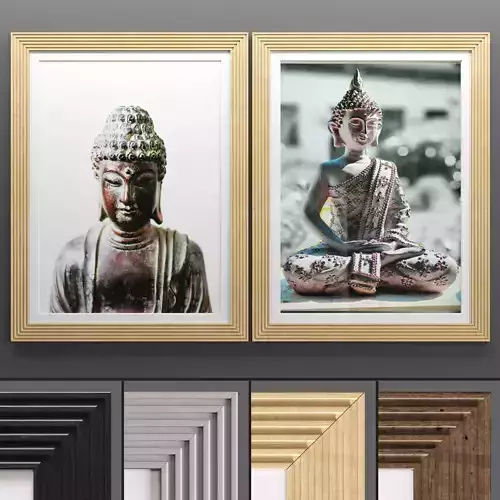 Art Frame 538 Low-poly 3D model