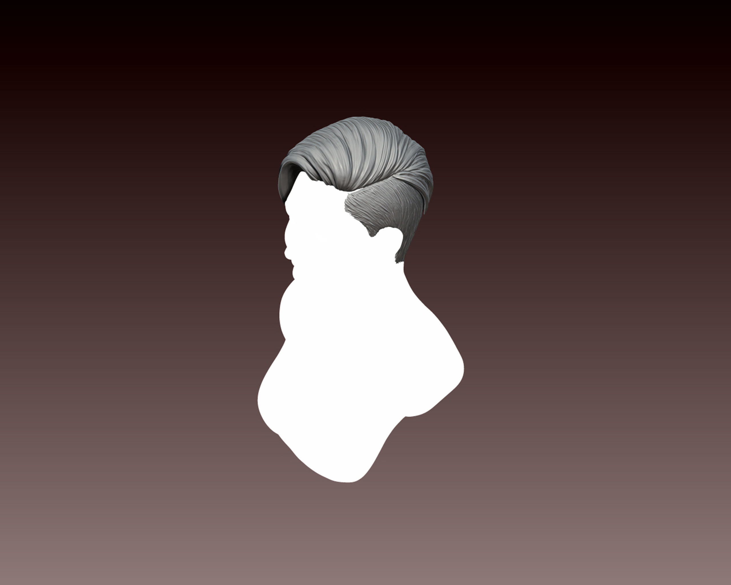 Hairstyle 11 3D print model_10