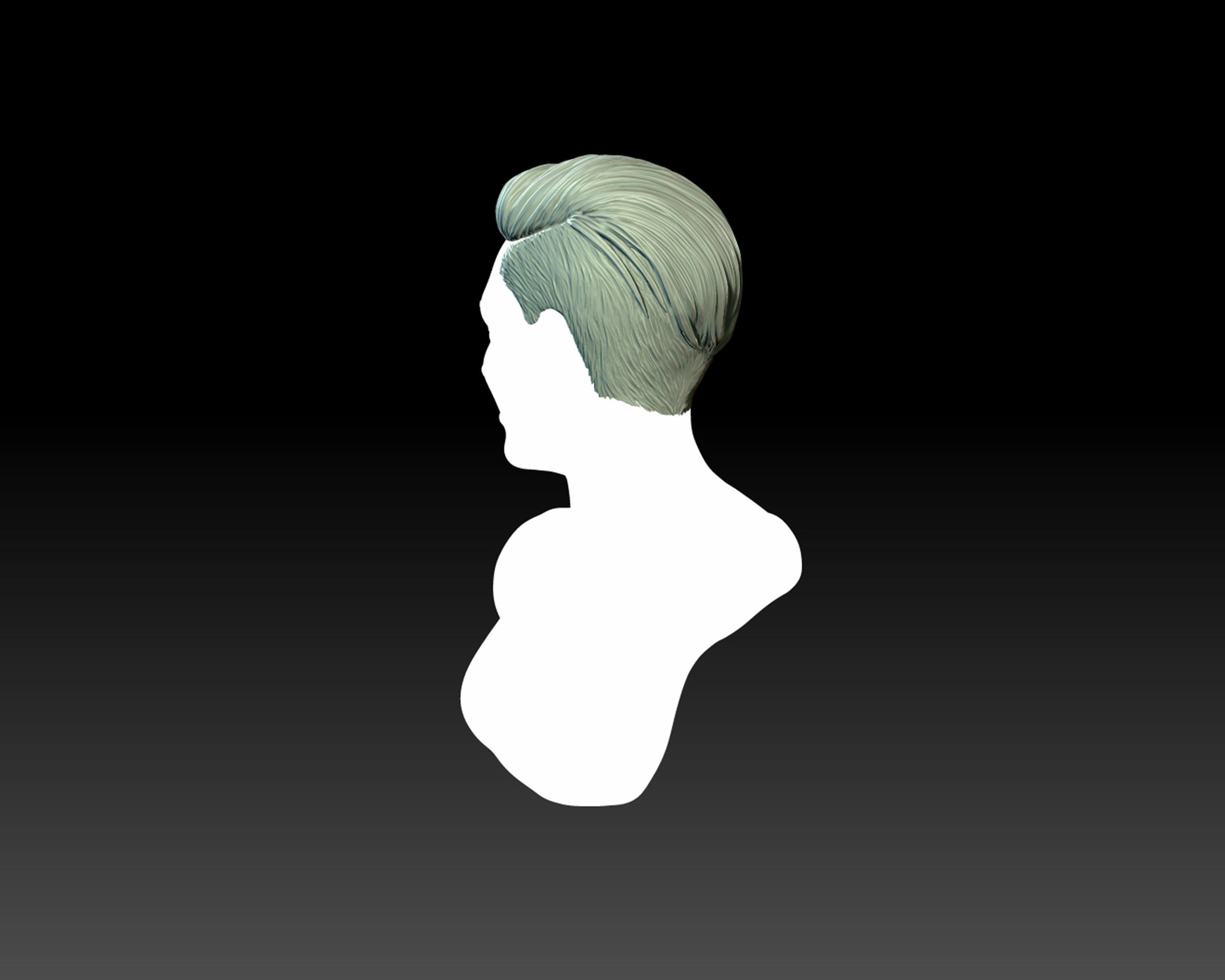 Hairstyle 11 3D print model_6