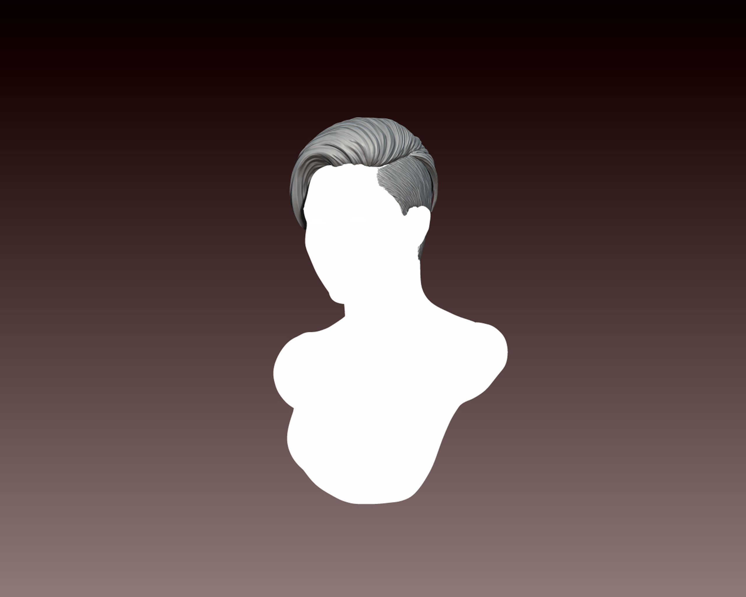 Hairstyle 11 3D print model_8