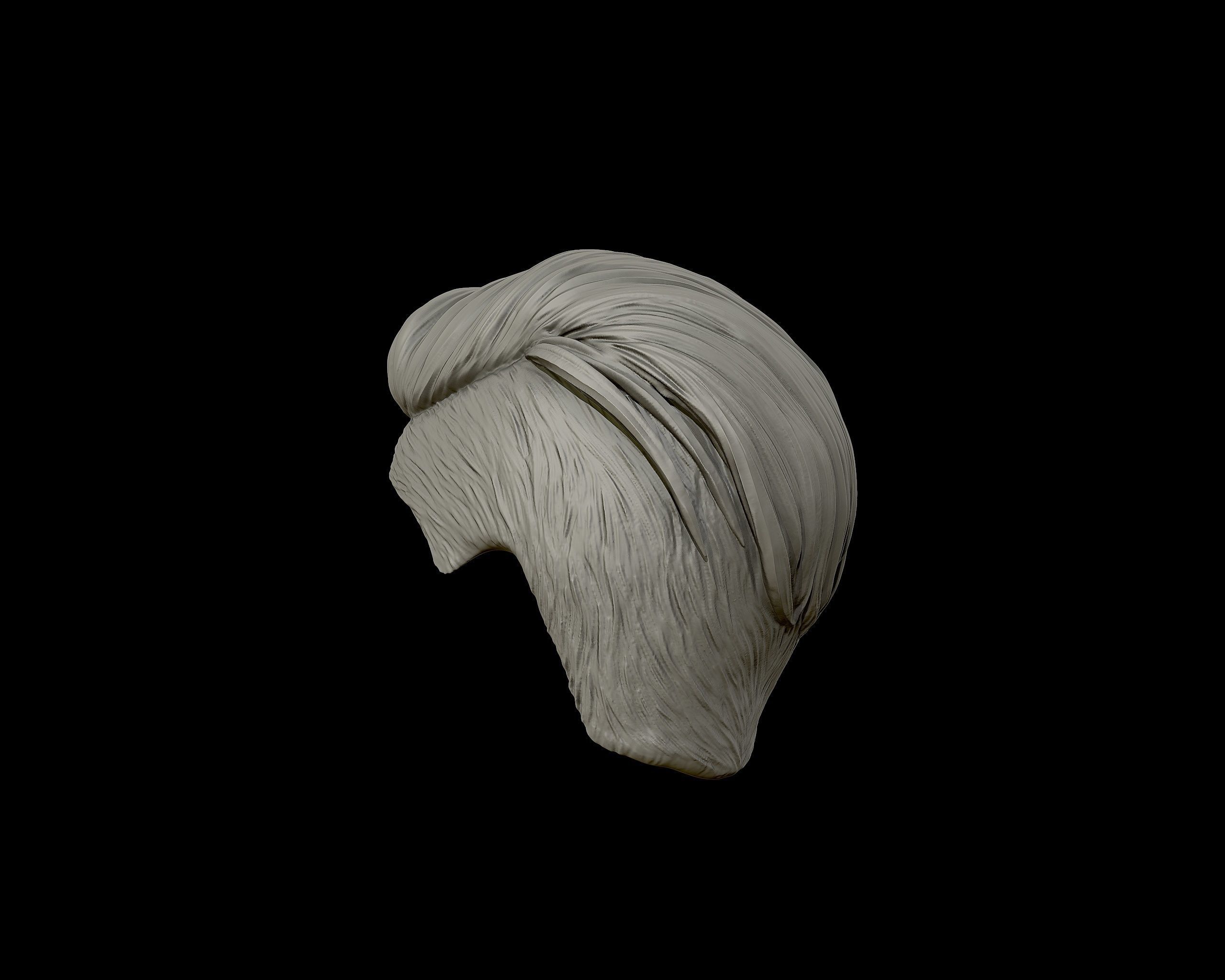 Hairstyle 11 3D print model_16