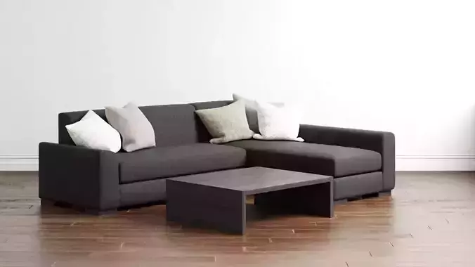 Sofa with Coffee Table
