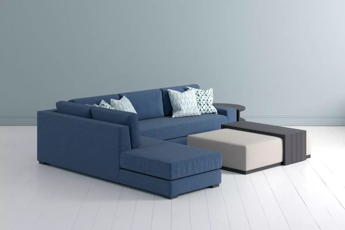 Sofa L Shape 3D model_0
