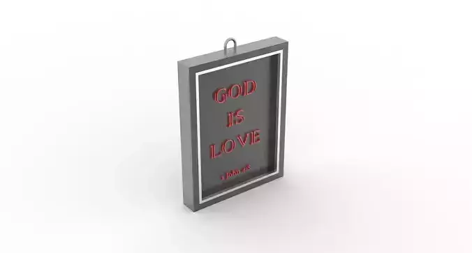 God Is Love Wall Photo frame